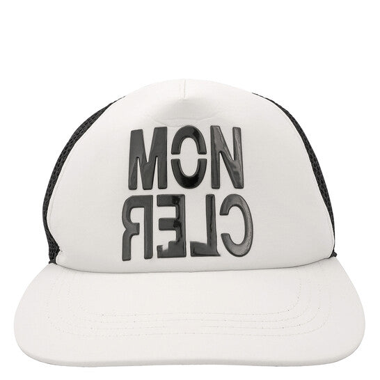 Original Moncler Men's Open Grey Logo Baseball Cap